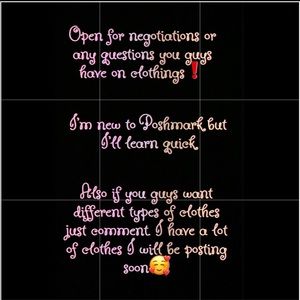 I will be posting more clothes tomorrow!!!❤️